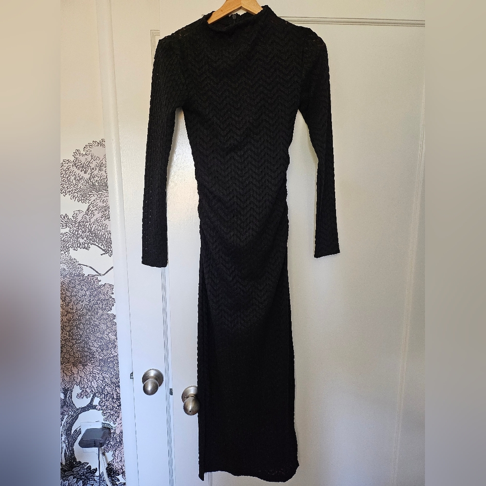 All Saints Knit Mesh Dress